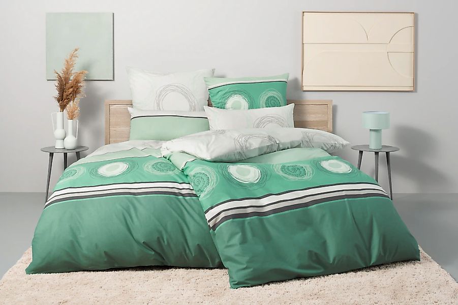 BIERBAUM Bettwäsche "Florielle" 2 Stk. in Gr. 135x200 oder 155x220 cm, 100% günstig online kaufen