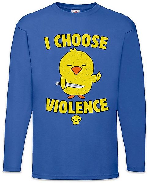 Urban Backwoods Langarmshirt I Choose Violence Rubber Duck Langarm T-Shirt günstig online kaufen