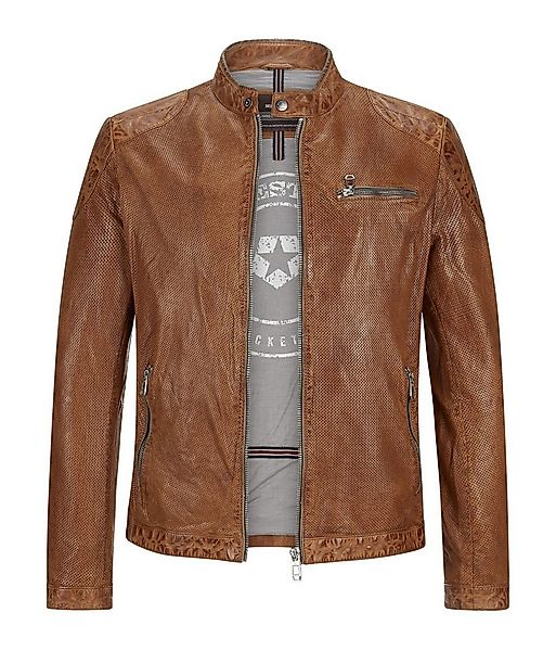 Milestone Lederjacke MSElvio aus gewaschenem Lamm Leder mit Micro Perfo vin günstig online kaufen