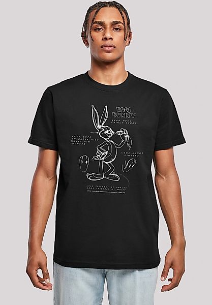 F4NT4STIC T-Shirt "Looney Tunes Bugs Bunny Drawing Instruction", Print günstig online kaufen