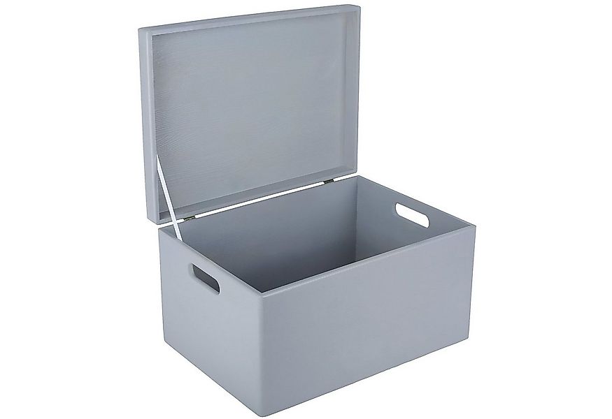 Creative Deco Holzkiste mit Deckel XXL groß 40x30x24 cm Erinnerungsbox Baby günstig online kaufen