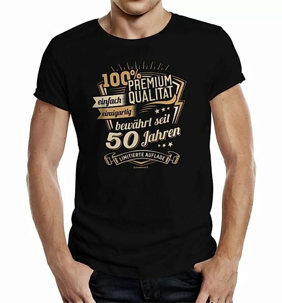 RAHMENLOS® T-Shirt als Geschenk zum 50. Geburtstag - Premium bewährt seit 5 günstig online kaufen