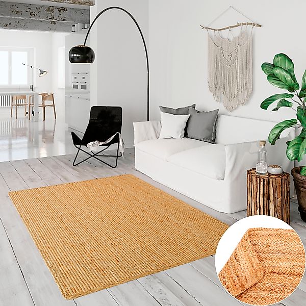 my home Teppich Bjarka, rechteckig, Höhe: günstig online kaufen