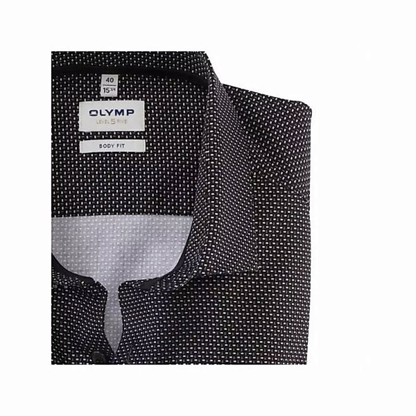 OLYMP Langarmhemd schwarz regular fit (1-tlg) günstig online kaufen