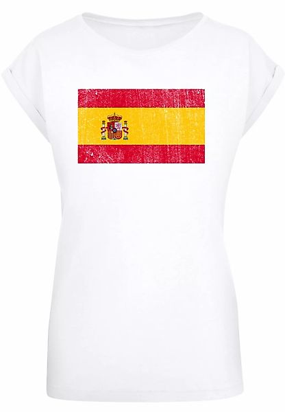 F4NT4STIC T-Shirt "Spain Spanien Flagge distressed", Print günstig online kaufen