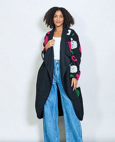 BZNA Wollmantel BZNA Oversize Übergroßer Strickmantel Strickjacke Italy günstig online kaufen