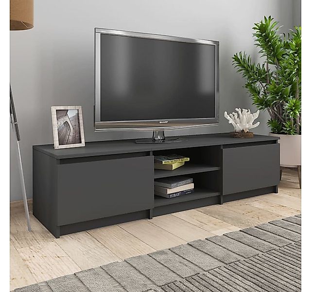 vidaXL TV-Schrank TV-Schrank Grau 1404035,5 cm Spanplatte Lowboard günstig online kaufen