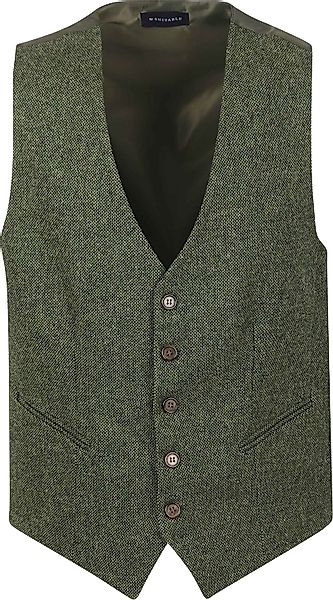 Suitable Weste Birds Eye Dunkelgrün - Größe 52 günstig online kaufen