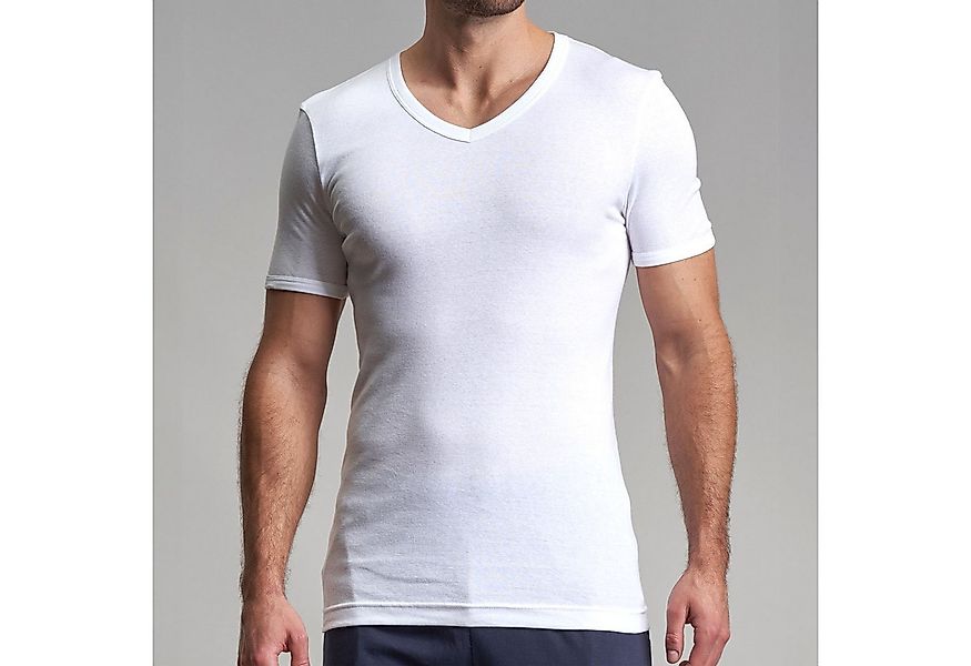 GÖTZBURG Unterziehshirt V-Shirt (2-St) ohne Seitennaht günstig online kaufen