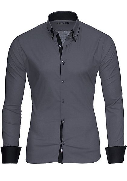 Reslad Langarmhemd Reslad Herren Langarm Hemd Alabama RS-7050 (Herrenhemd) günstig online kaufen