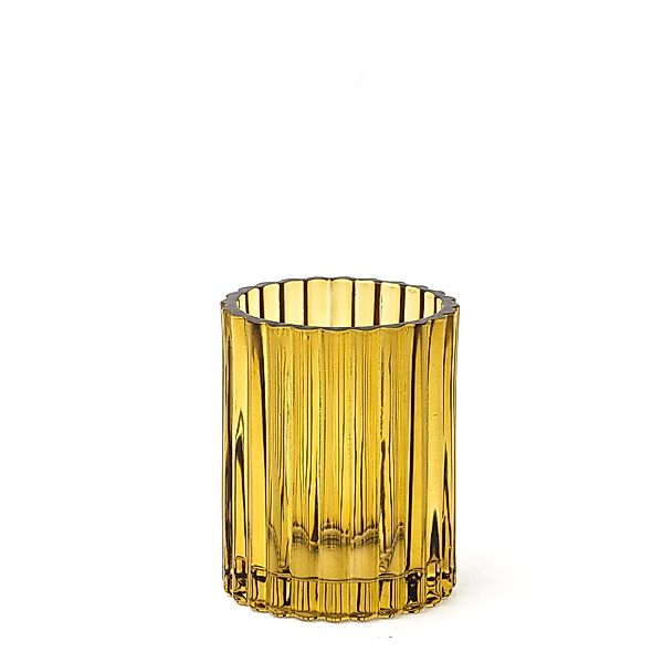 Ridder Badaccessoire-Set Aufbewahrungsbecher Vilma Transparent-gelb günstig online kaufen