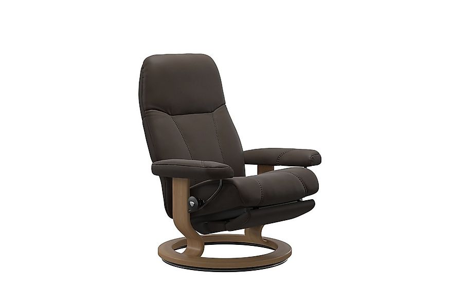 Stressless® Relaxsessel Consul Classic Power Leg & Back, Leder Batick braun günstig online kaufen