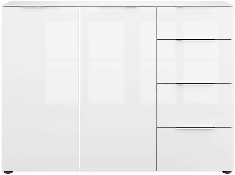 Manjana Möbel Kommode "Kommode mit Chrom oder Schwarz matten Metallgriffen" günstig online kaufen