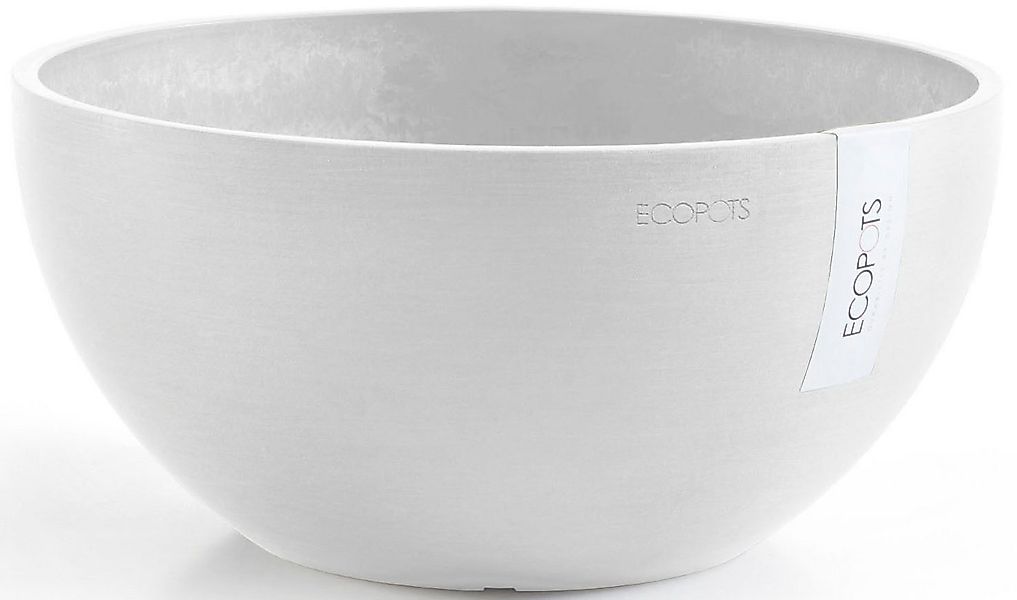 ECOPOTS Blumentopf Brussels 30 Weiß, für innen und außen: frostsicher, bruc günstig online kaufen