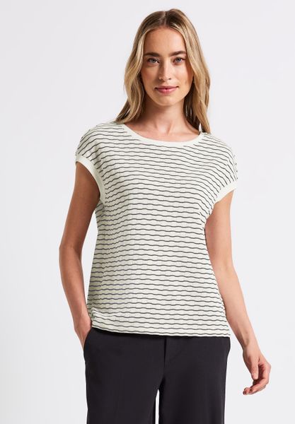 STREET ONE Shirttop mit Streifen Muster günstig online kaufen