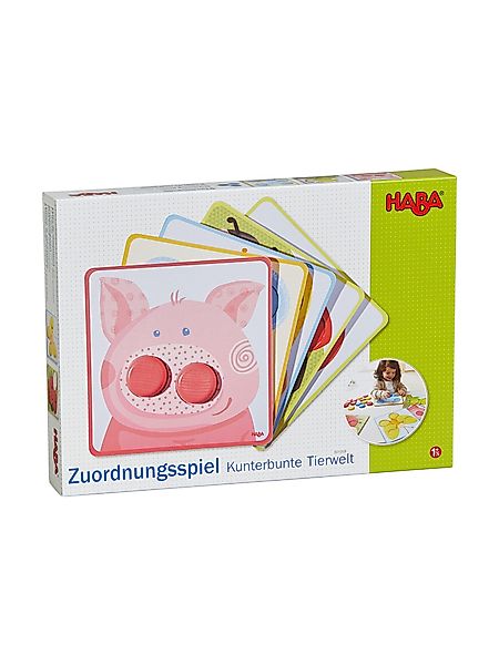 Haba Lernspielzeug Zuordnungsspiel Kunterbunte Tierwelt, unisex günstig online kaufen