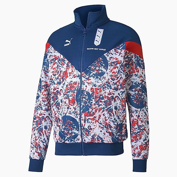 PUMA England Herren Trainingsjacke | Mit Aucun | Blau/Rot | Größe: XL günstig online kaufen