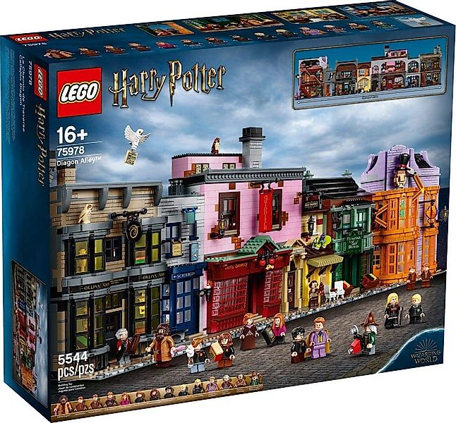 LEGO® HARRY POTTER™ 75978 Winkelgasse Spielbausteine, (5544 St) günstig online kaufen