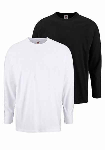 Fruit of the Loom Langarmshirt (Packung, günstig online kaufen