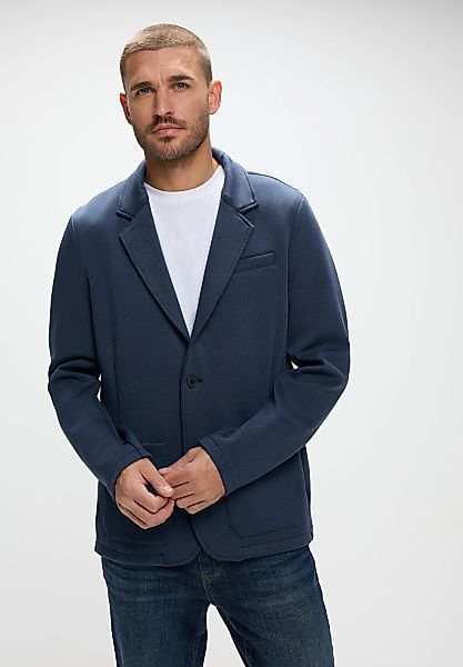 STREET ONE MEN Blouson ohne Kapuze aus elastischem Materialmix günstig online kaufen