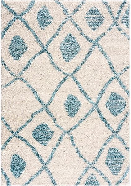 Carpet City Hochflor-Teppich »Pulpy 563«, rechteckig, besonders weich, Ethn günstig online kaufen