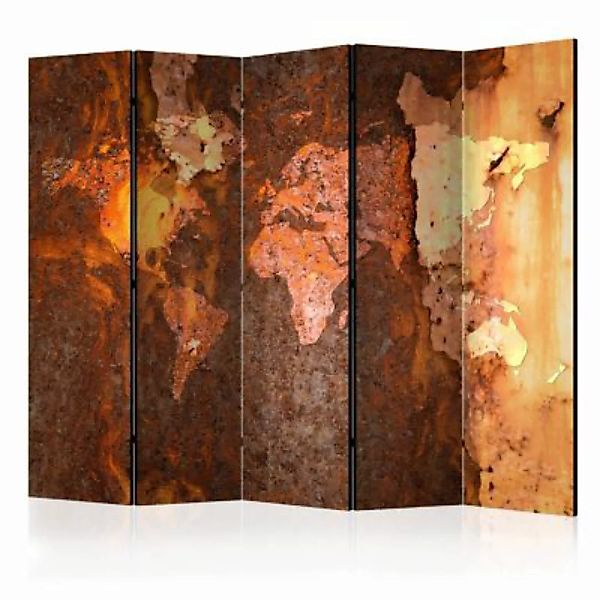 artgeist Paravent Metal Immersions II [Room Dividers] rot/orange Gr. 225 x günstig online kaufen