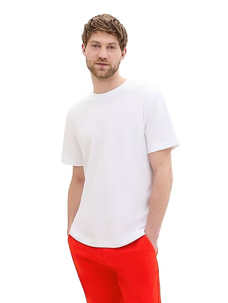Tom Tailor Herren T-Shirt PIQUE - Regular Fit günstig online kaufen
