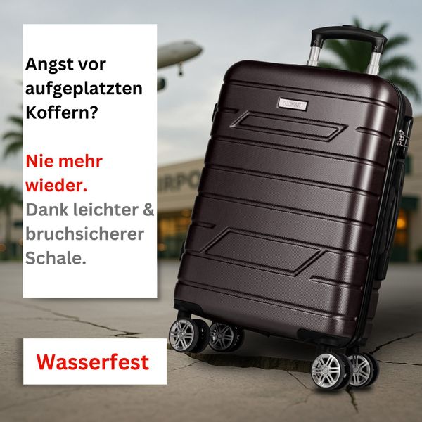 NOWI Koffer Leichter Hartschalenkoffer mit Rollen günstig online kaufen