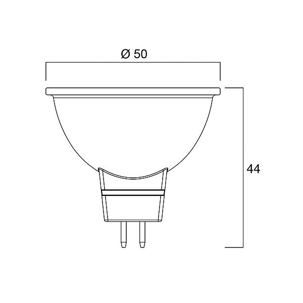 LED-Leuchtmittel SUPERIA RETRO GU5.3 MR16 5 W 865 480 lm dim günstig online kaufen