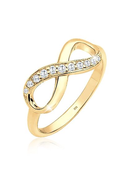 Elli Fingerring Infinity Zirkonia Eye Catcher günstig online kaufen