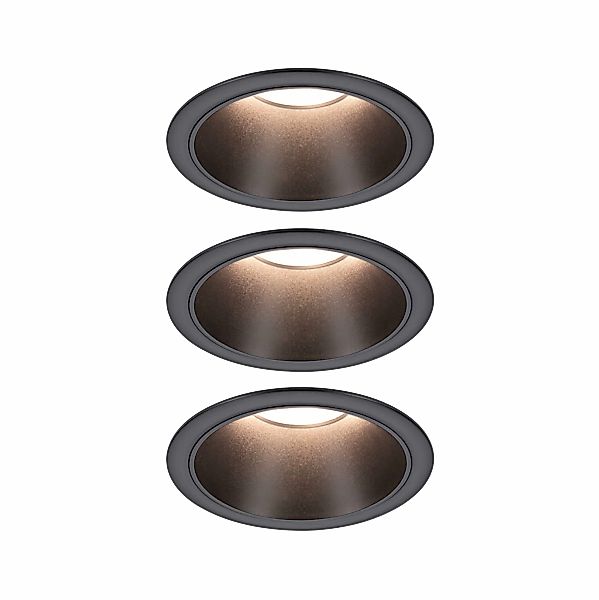 Paulmann "LED Einbauleuchte 3-Step-Dim Cole Coin 3er-Set IP44 rund 88mm Coi günstig online kaufen