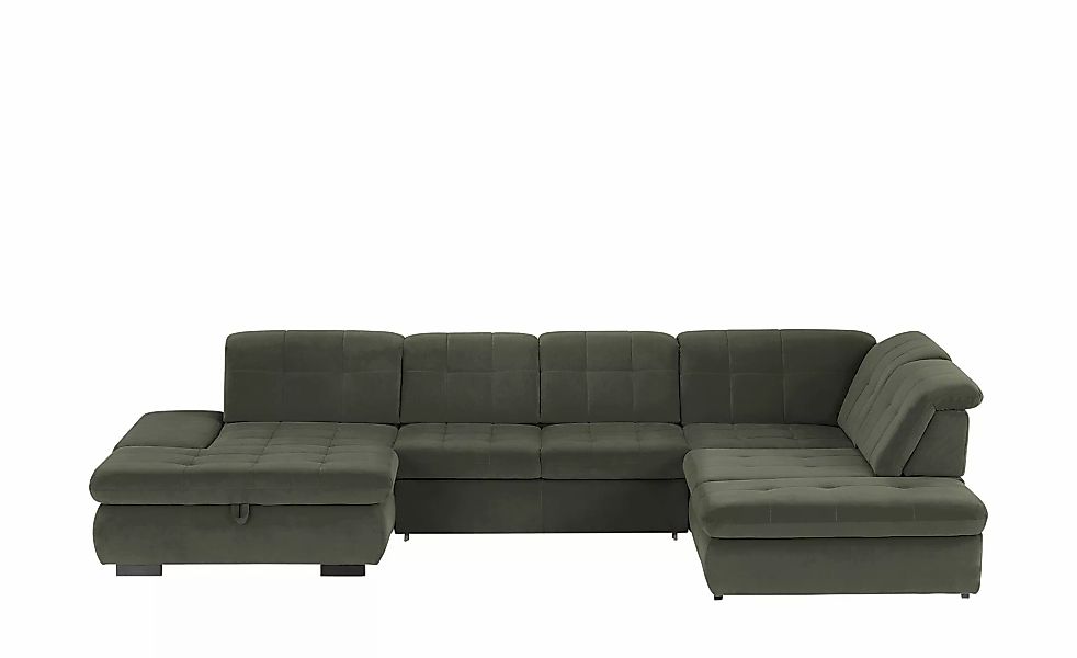 Lounge Collection Wohnlandschaft  Spencer ¦ grün ¦ Maße (cm): B: 382 H: 102 günstig online kaufen