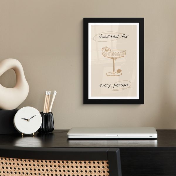 MuchoWow Poster Cocktail - Beige - günstig online kaufen