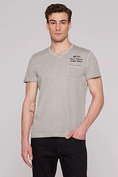 CAMP DAVID V-Shirt, mit Brusttasche günstig online kaufen