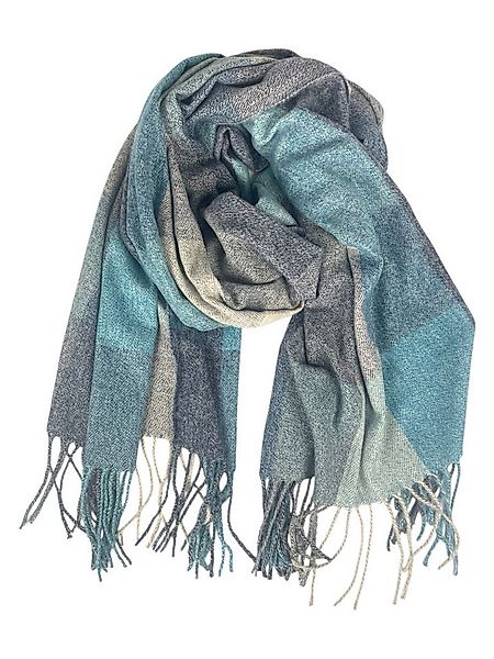 Taschen4life Schal großer Damen Schal mit Fransen, modernes Karomuster, tol günstig online kaufen