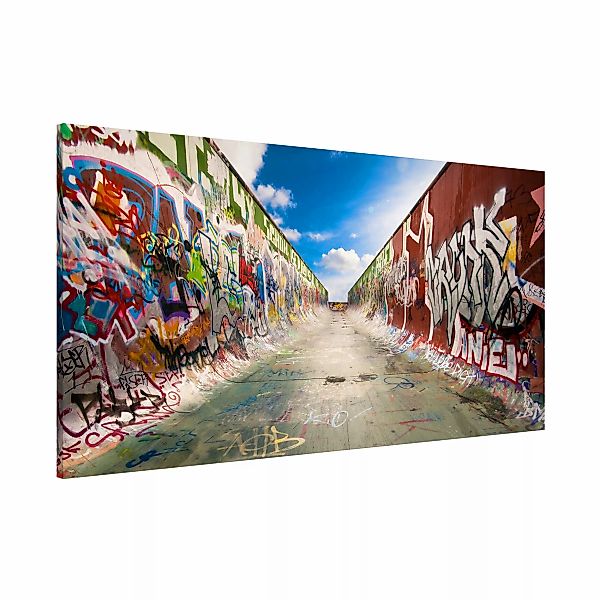 Magnettafel - Querformat 2:1 Skate Graffiti günstig online kaufen