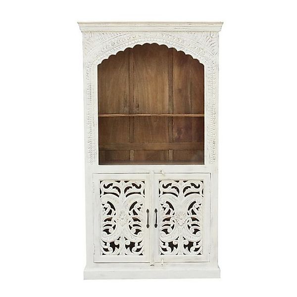 Oriental Galerie Mehrzweckschrank Weißer Schrank Laya Indien 180cm Regalsch günstig online kaufen