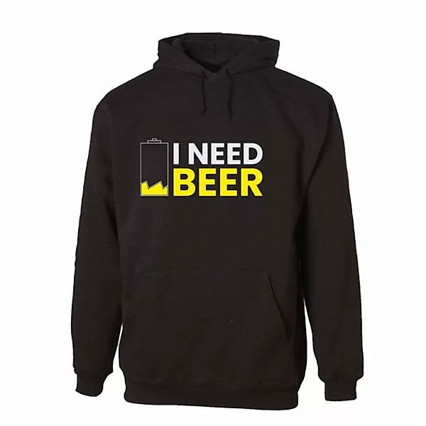 G-graphics Hoodie I need Beer mit trendigem Frontprint, Aufdruck auf der Vo günstig online kaufen