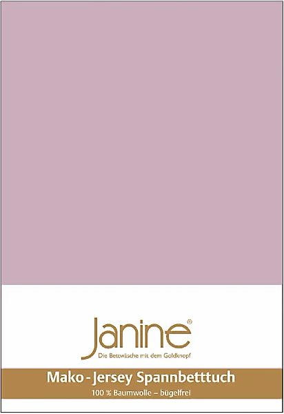 Janine Spannbettlaken "MAKO-FEINJERSEY 5007" aus 100% Baumwolle, für Matrat günstig online kaufen