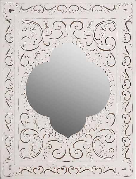 my Flair Dekospiegel "Felicitas" Wandspiegel, weiß, Landhaus, rechteckig, O günstig online kaufen