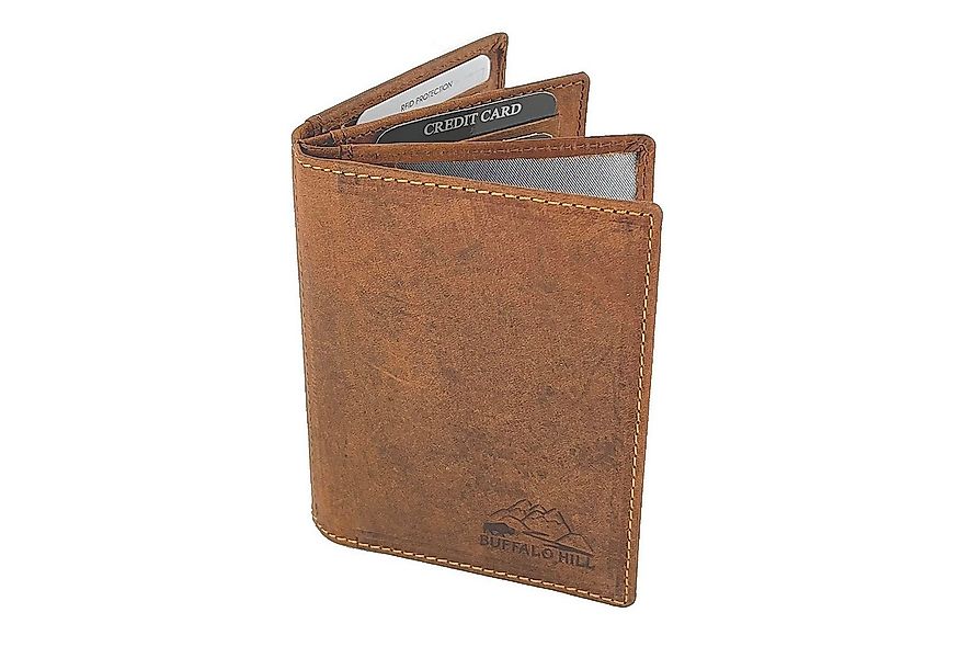 Buffalo Hill Kartenetui Büffelleder Ausweishülle, RFID-Schutz >2397-Wild< D günstig online kaufen
