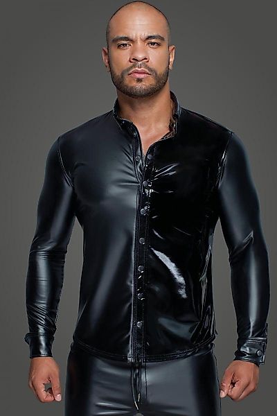 Noir Handmade Men Langarmhemd Herren-Hemd in günstig online kaufen