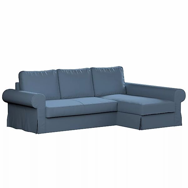 Bezug für Backabro Bettsofa / Recamiere, blau, Bezug für Bettsofa Backabro günstig online kaufen