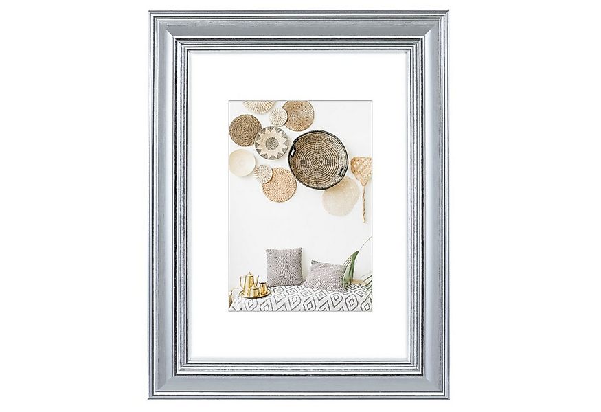 Hama Bilderrahmen Kunststoff "Lobby", Silber, 20 x 30 cm, (Einzelartikel, 1 günstig online kaufen