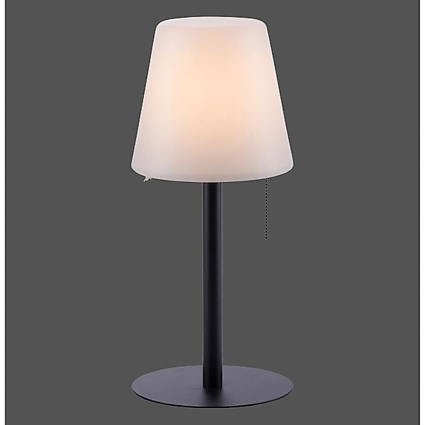 Just Light. LED-Outdoor-Tisch- und Spießleuchte Keno Schwarz H: 30 - 76 cm günstig online kaufen