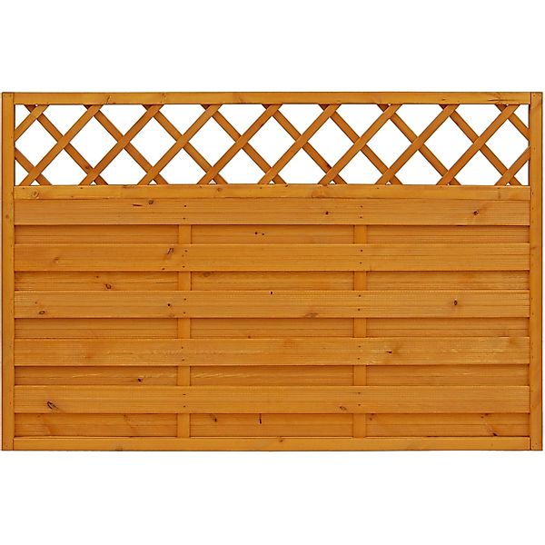 Sichtschutzzaun-Element Country Pinienfarben,asiert 120 x 180 cm günstig online kaufen