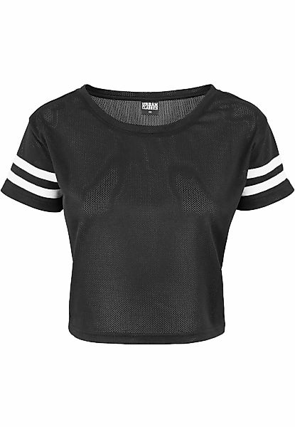 URBAN CLASSICS Kurzarmshirt "Urban Classics Damen Ladies Mesh Short Tee" günstig online kaufen