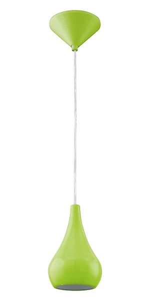 Pendelleuchte Nibbia Ø 11,5 cm grün 1-flammig tropfenförmig günstig online kaufen