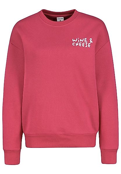 SUBLEVEL Longpullover mit Schriftzug Dolce Far Niente Summer Sweat günstig online kaufen