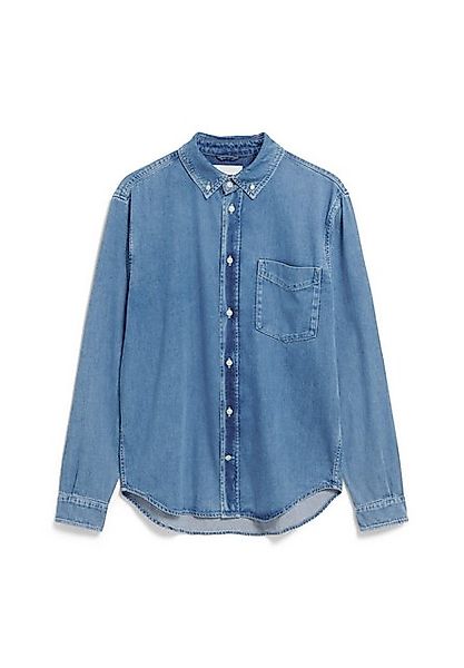 Armedangels Langarmhemd GAVRAA Herren Jeanshemd aus Bio-Baumwoll Mix (1-tlg günstig online kaufen